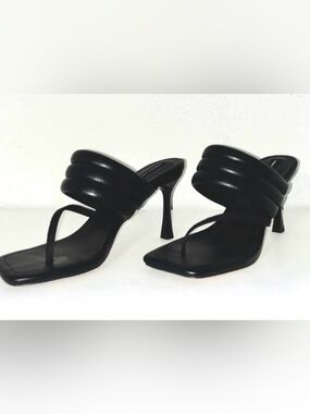 🚨🔻French Connection Black Strappy Heels | Sz. 8 | Color: Black (NIB)
